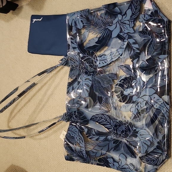 Victoria's Secret Pink Clear Bag Tote with Small Bag - Picture 8 of 14